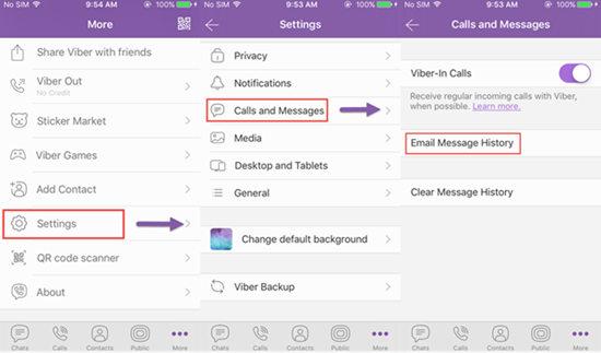 Email Viber Message Recovery iPhone 7