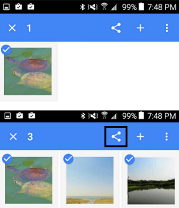 Transfira fotos do Android para o iPhone usando os kits de ferramentas do Cloud Storage