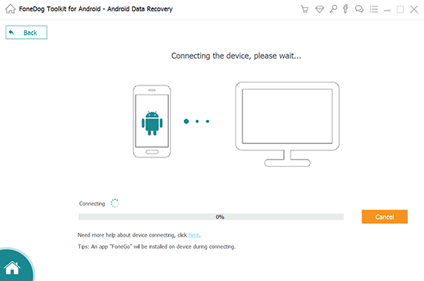 Enter Recovery Mode on Android FoneDog Backup Connect