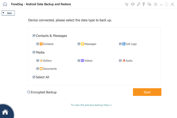 Select Data Type to Download