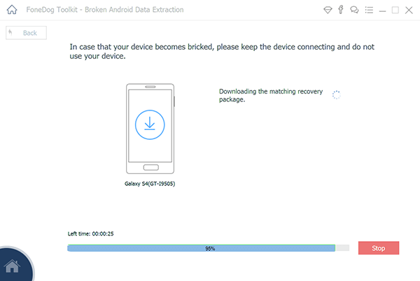 Downloading Recovery Package to Get the Data from Samsung