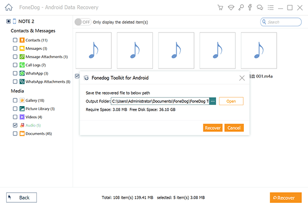 Recover Audio To Pc