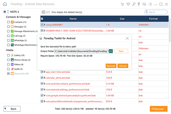 Recover Deleted Excel Files from Mobile