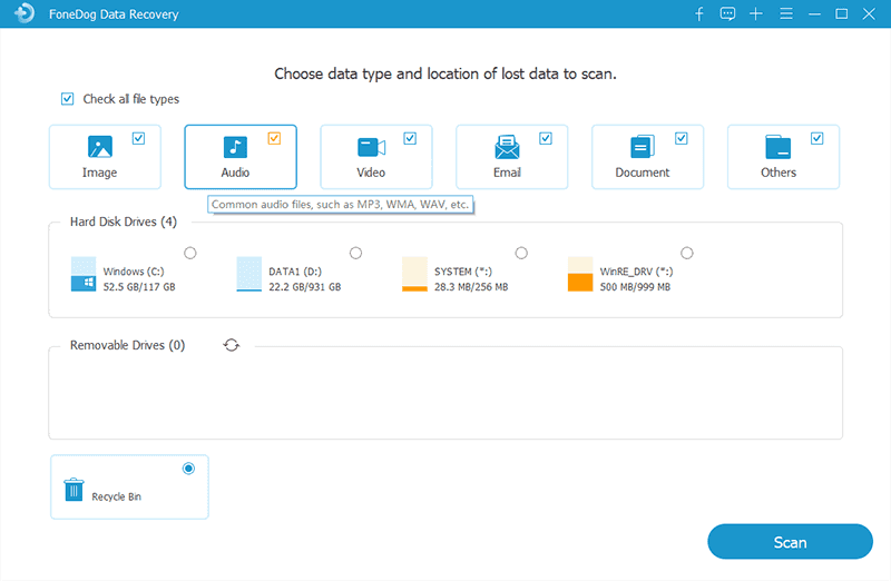 Fixa skadad papperskorg i Windows med hjälp av dataåterställning