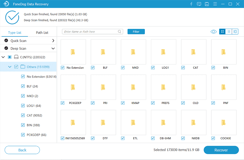 Scanning Data When Hard Drive Is Not Accessible