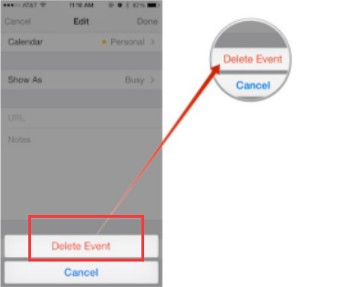 iPad에서 캘린더 이벤트를 삭제하는 방법
