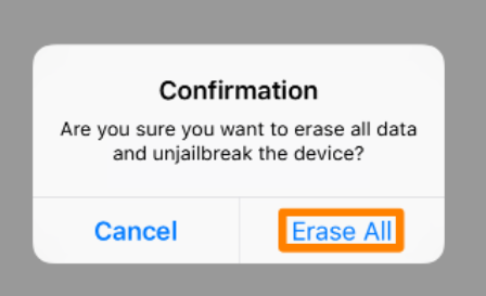 Deleting Cydia From iPhone Through Cydia Eraser Phone App
