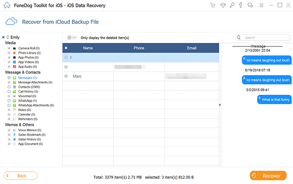Save Text Messages on iPhone through iCloud