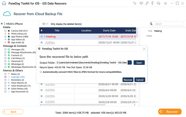 Recover Icloud Calendar To Pc