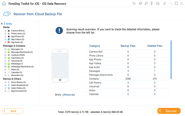 ファイルタイプを選択Icloud