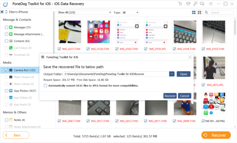 iPhone / iPad 공장 초기화 후 사진 스캔, 추출 및 복구