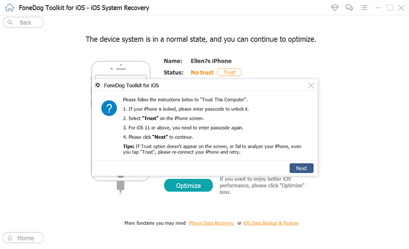 iPhone 6을 컴퓨터에 연결