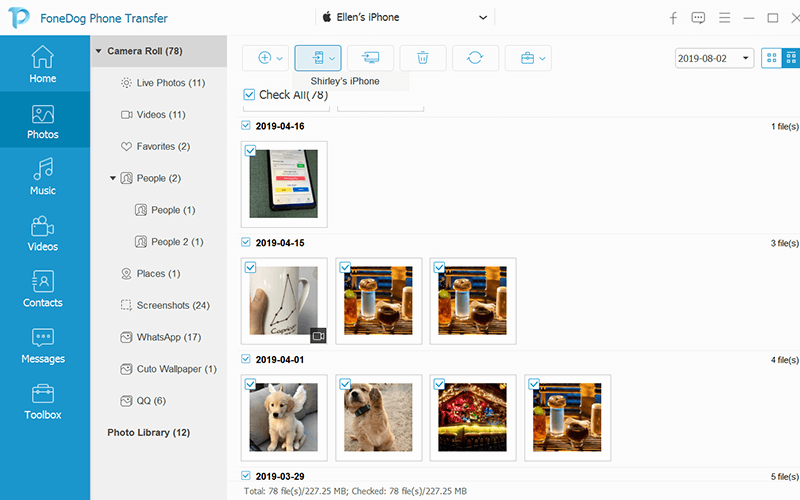 Transfer iPad Photos to iPad