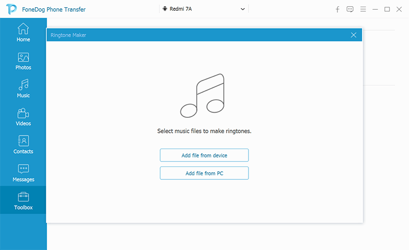 Best iPhone Ringtone Maker App: FoneDog Phone Transfer