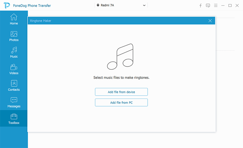 Välj Musik som ringsignal