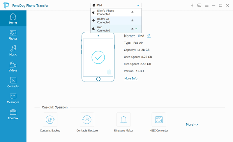 Connect iPad to PC