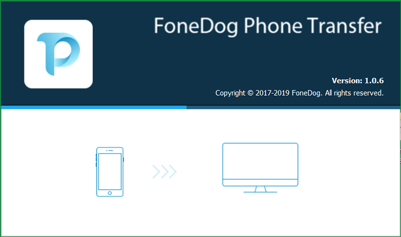 Har FoneDog Phone Transfer laddat ner och installerat på PC