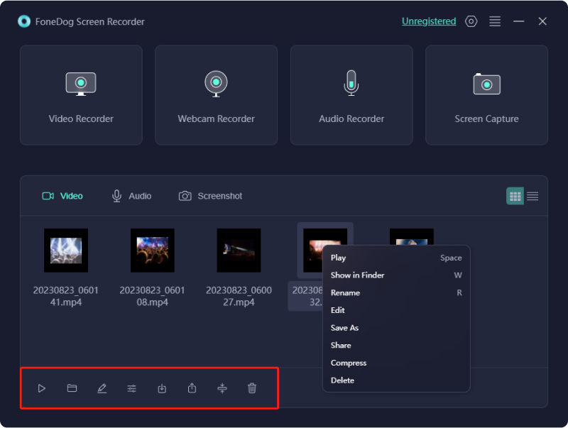 Good Gaming Recording Software - FoneDog Screen Recorder: Edit Recording