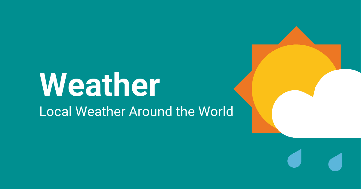 Best Free Weather App for Android Weather App Logo