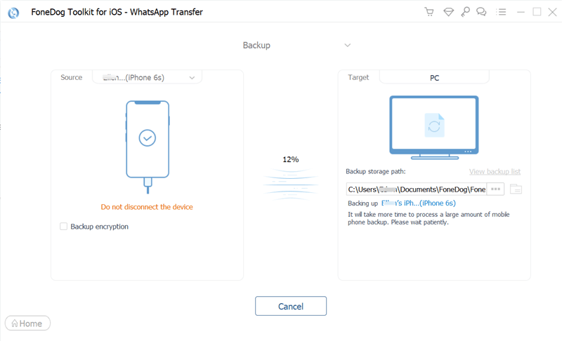 Connect the iPhone to the PC