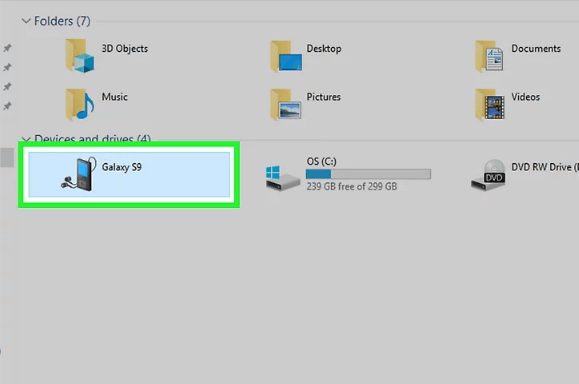 Access Android Files from PC Using an SD Card