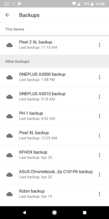 Como fazer backup de mensagens de texto no Android com o Google Backups