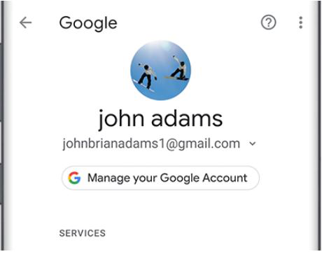 Restore Contacts from Gmail