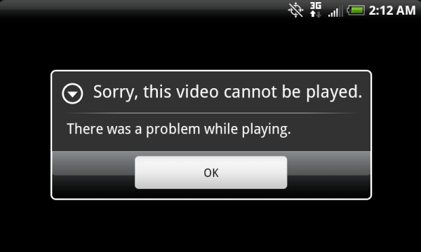 픽스 비디오 Cant Play Android can not