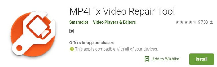 Fixa videor Kan inte spela Android Video Repair Tool