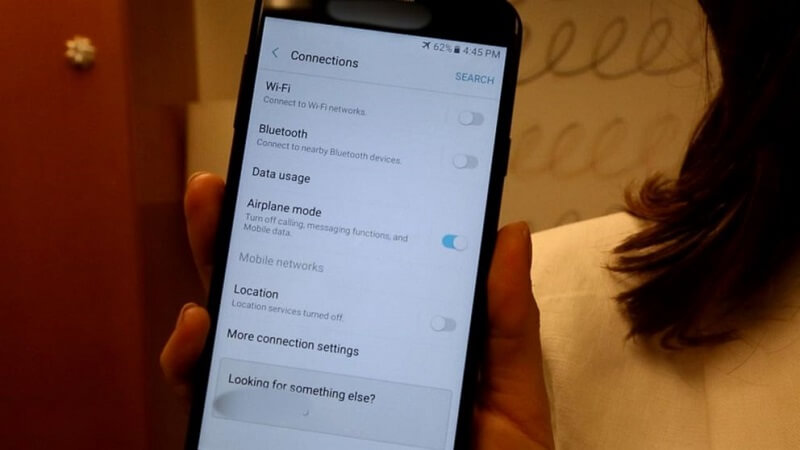 Telefone Android Diga Sem Serviço Modo Avião