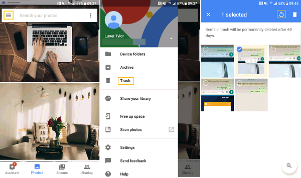 Transfer Google Photos to Another Account