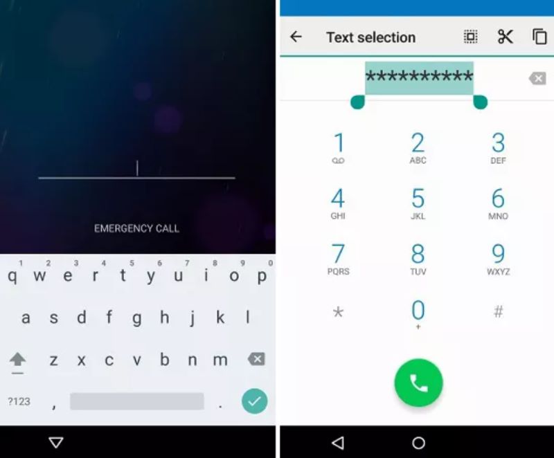 Enter Asterisk on Emergency Dialer to Bypass Lock Screen