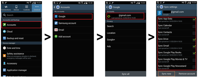 Recover Contacts Android Free Using Gmail