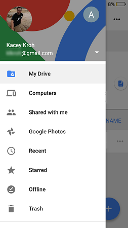 Google Photos on iPhone