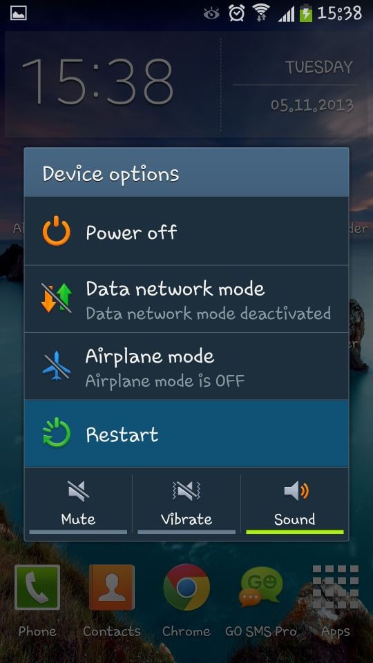 Restart Android Phone