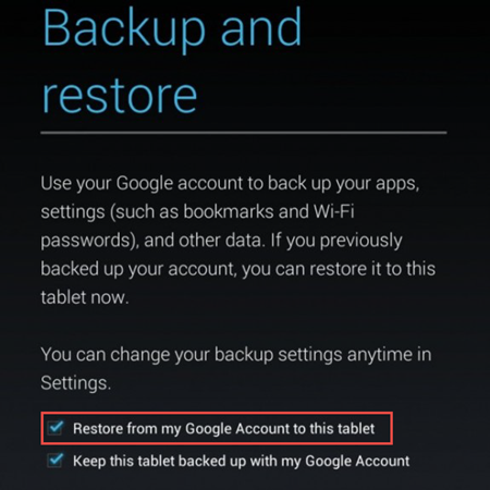 Restore Call History From Google Nexus With Backup