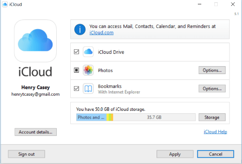 Sincronizar marcadores a través de Icloud