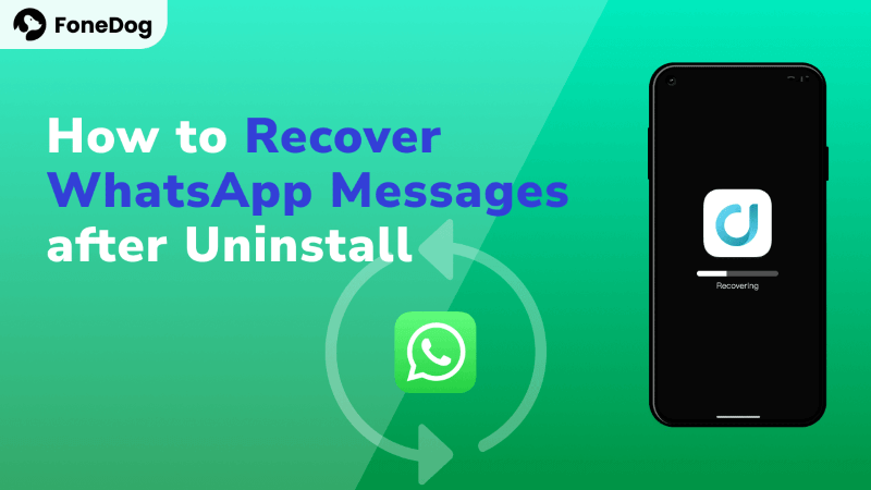 Hur man återställer WhatsApp efter avinstallation utan säkerhetskopiering