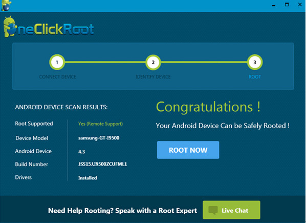 Oneclickroot concluído