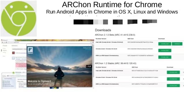 Chrome 용 ARChon 런타임