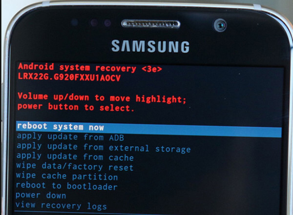 Clear Cache Samsung Galaxy S6 Recovery Mode