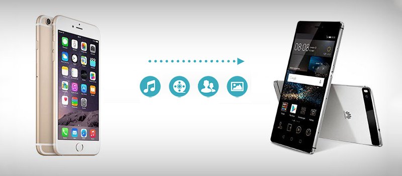 Switch iPhone Files to Huawei P30 with Huawei App