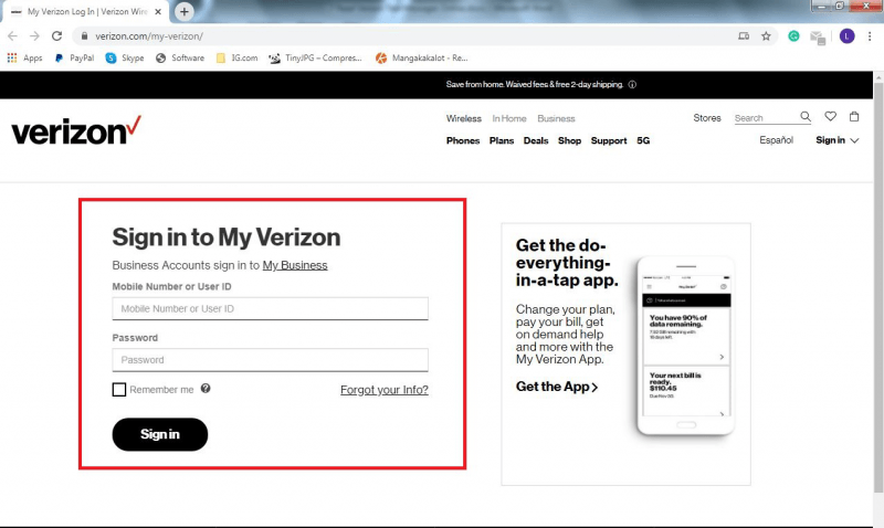 처음으로 온라인에서 Verizon 문자 메시지를 읽는 방법