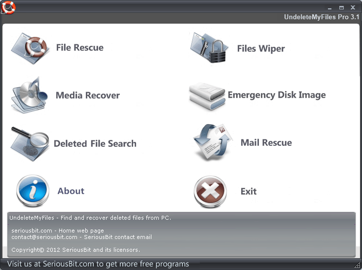 UndeleteMyFiles Pro Tool