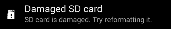 Android Corrupted Sd Card