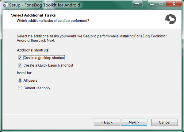 Android Install Additional Tasks