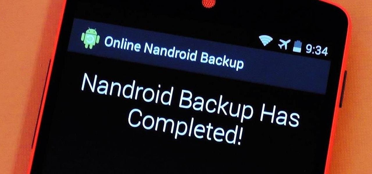 Backup Android Device to PC Nandroid Backup Completion 