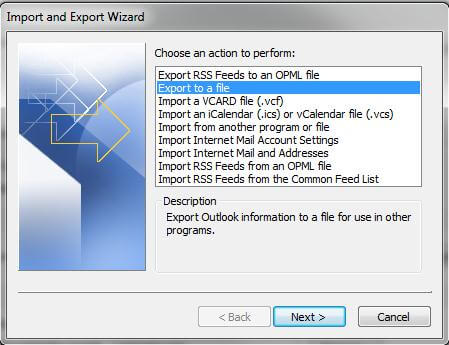 outlook contacts export android file sync emails phone backup then kombitz tab step