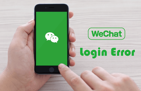 Não foi possível fazer login no Wechat Erro de login