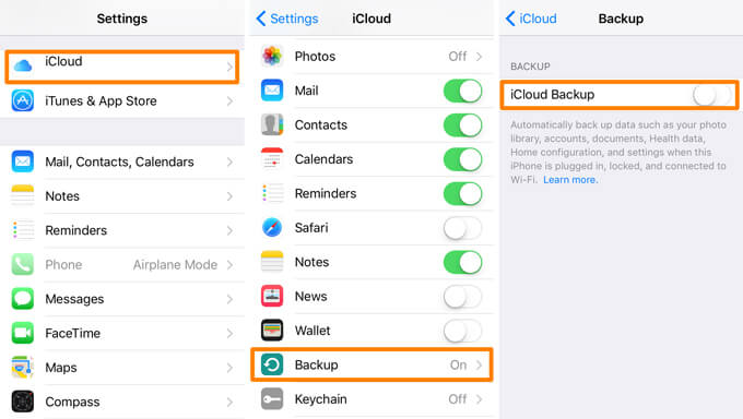 iPhone iCloud BackupからSMSをバックアップする